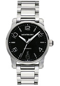 Mont Blanc Timewalker Large Automatic Black. Style #: 9672. . Swiss Made. 