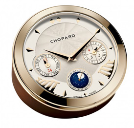 Chopard 95020-0075 L.U.C. Luna d'Oro table clock