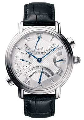 Maurice Lacroix Masterpiece Double Retrograde . Style #: mp7018-ss001-110. Swiss Made. 